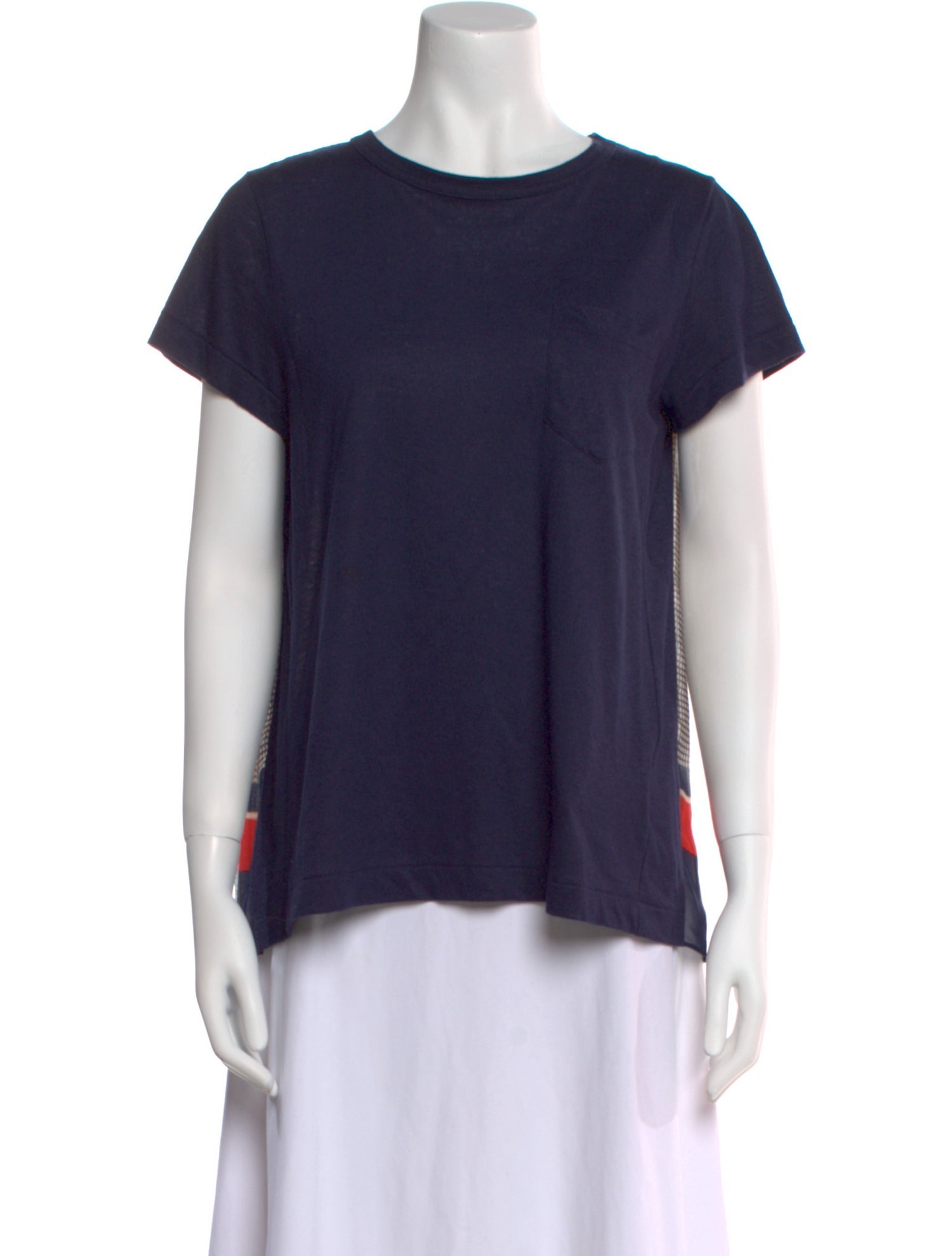 Sacai Crew Neck Short Sleeve T-Shirt