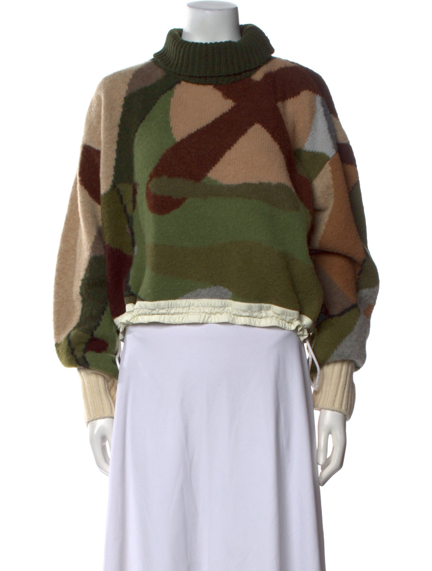 Sacai Wool Printed Sweater w/ Tags