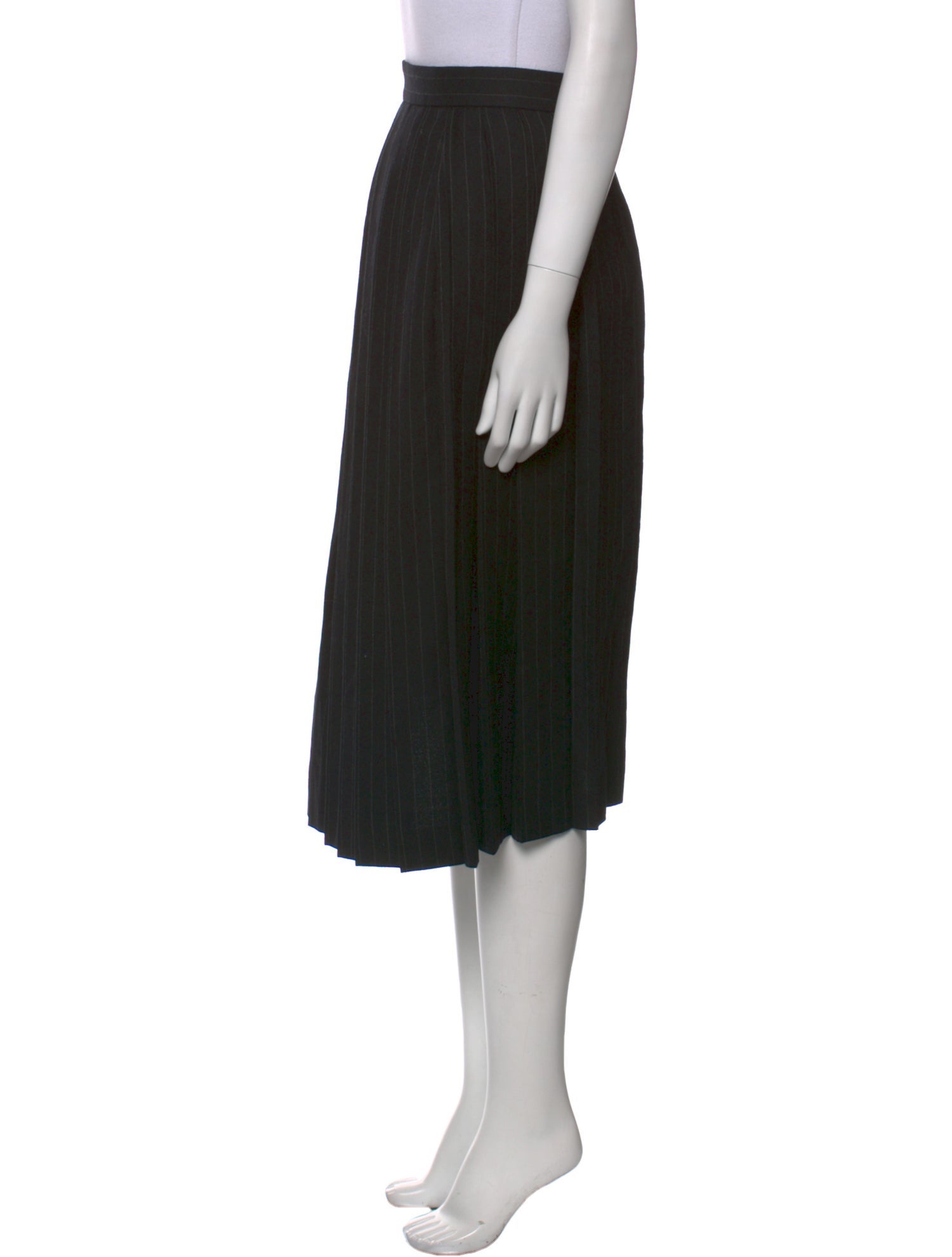 Sacai Wool Midi Length Skirt