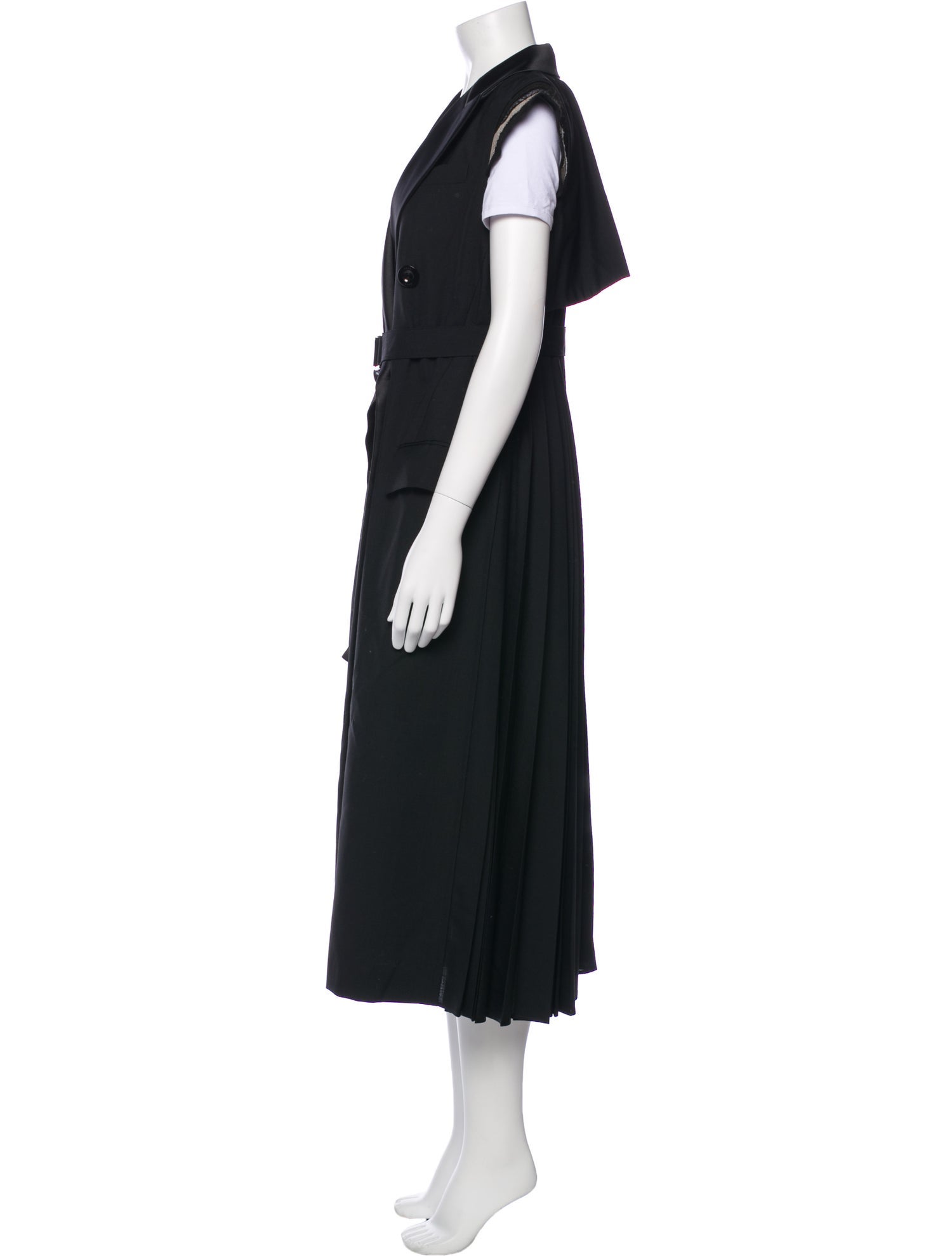 Sacai Wool Trench Coat