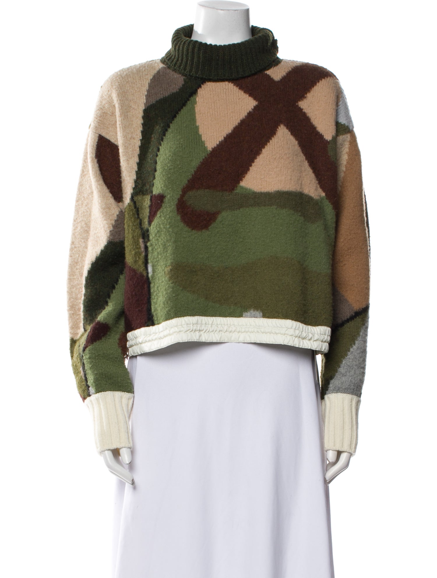 Sacai Wool Printed Sweater