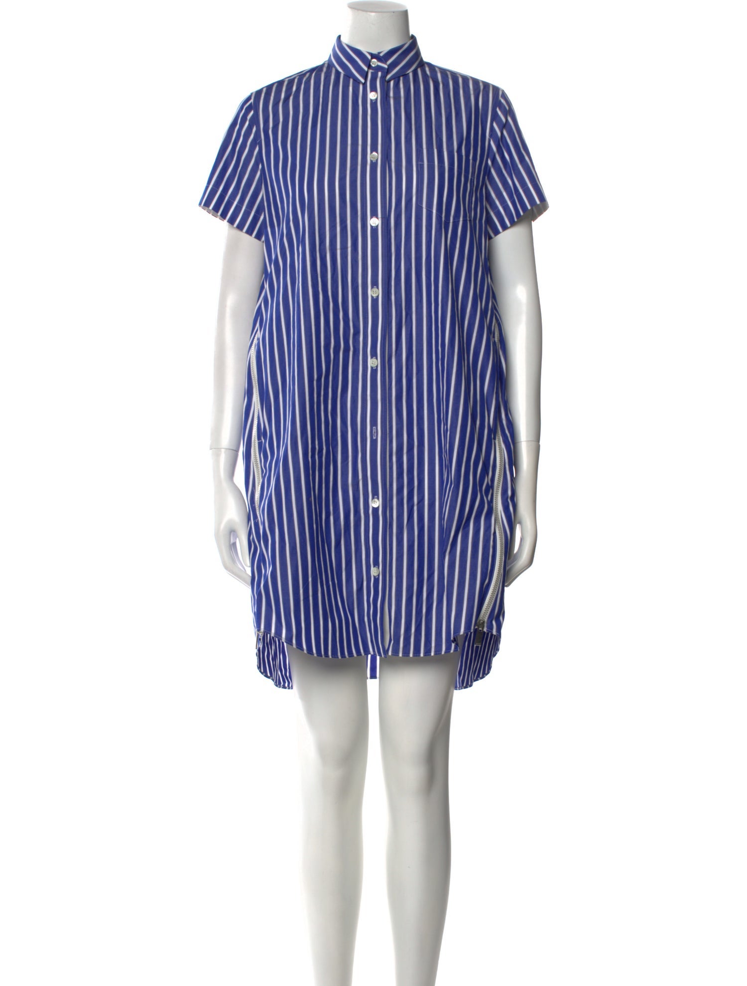 Sacai Striped Mini Dress