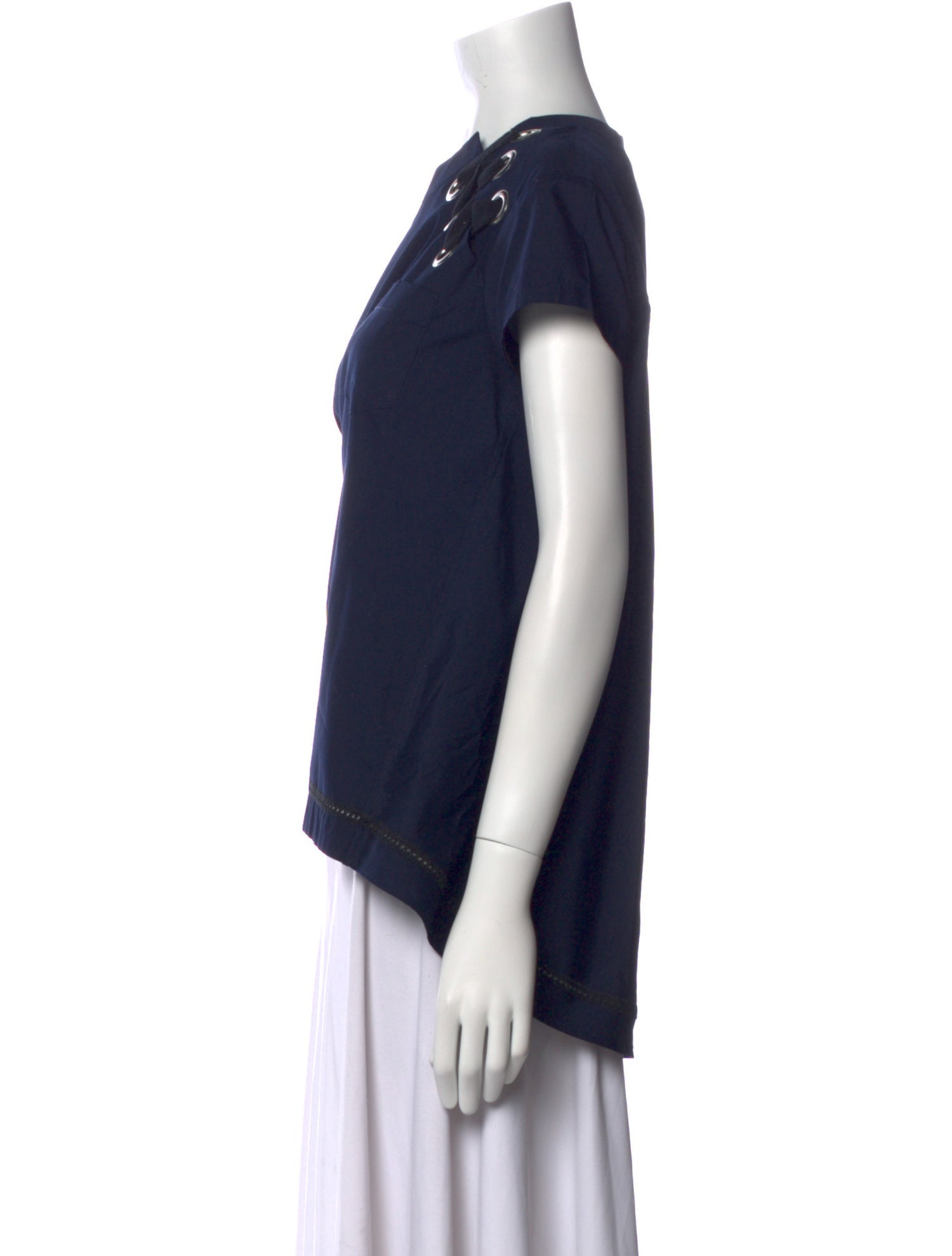 Sacai Crew Neck Short Sleeve T-Shirt