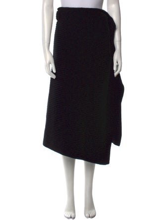 Sacai Wool Midi Length Skirt