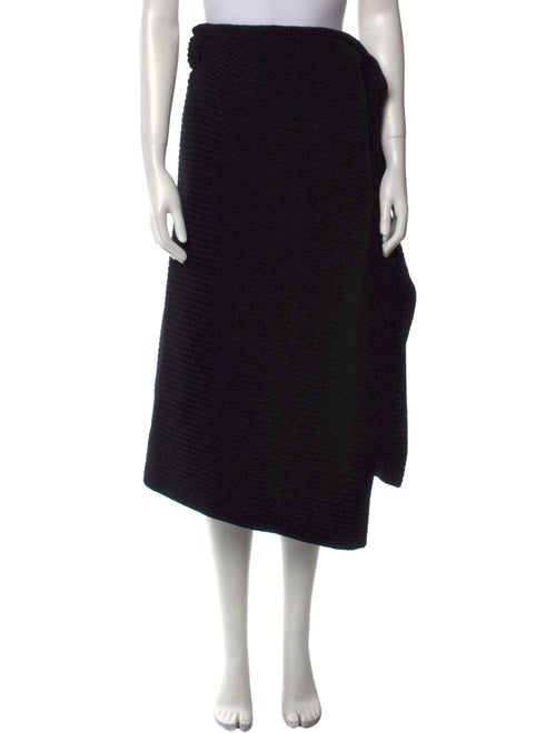 Sacai Wool Midi Length Skirt