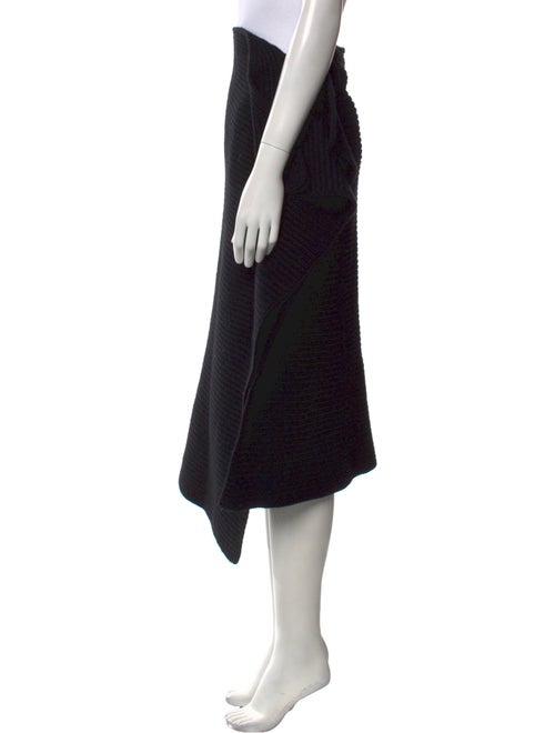 Sacai Wool Midi Length Skirt