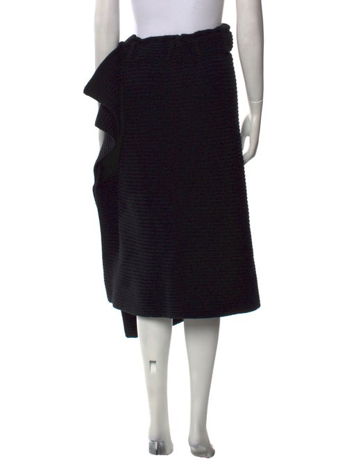 Sacai Wool Midi Length Skirt