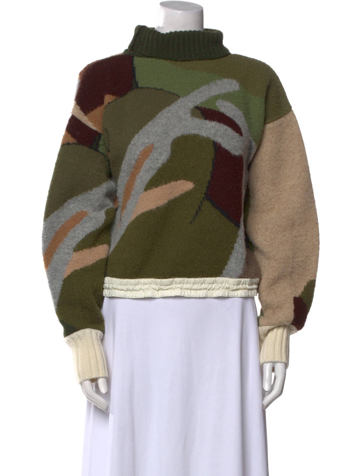 Sacai Wool Printed Sweater