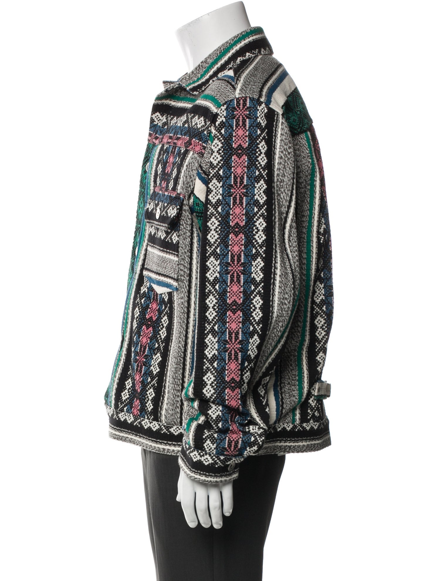 Sacai Printed Denim Jacket w/ Tags