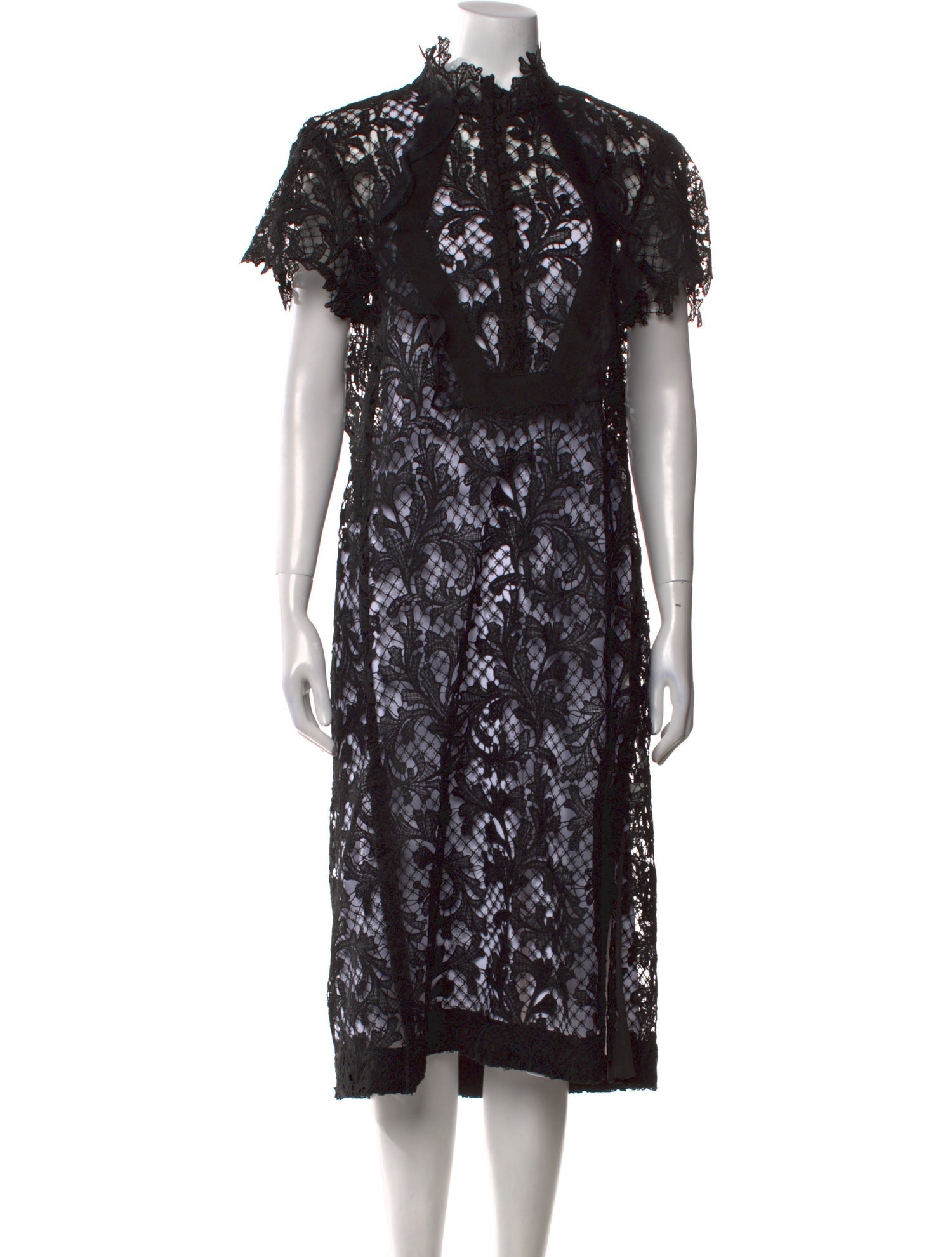 Sacai Lace Midi Length Dress