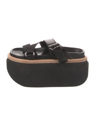 Sacai Leather Slides