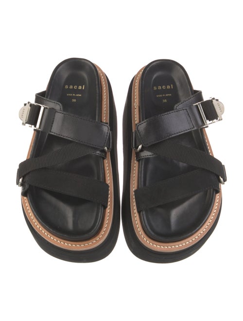 Sacai Leather Slides