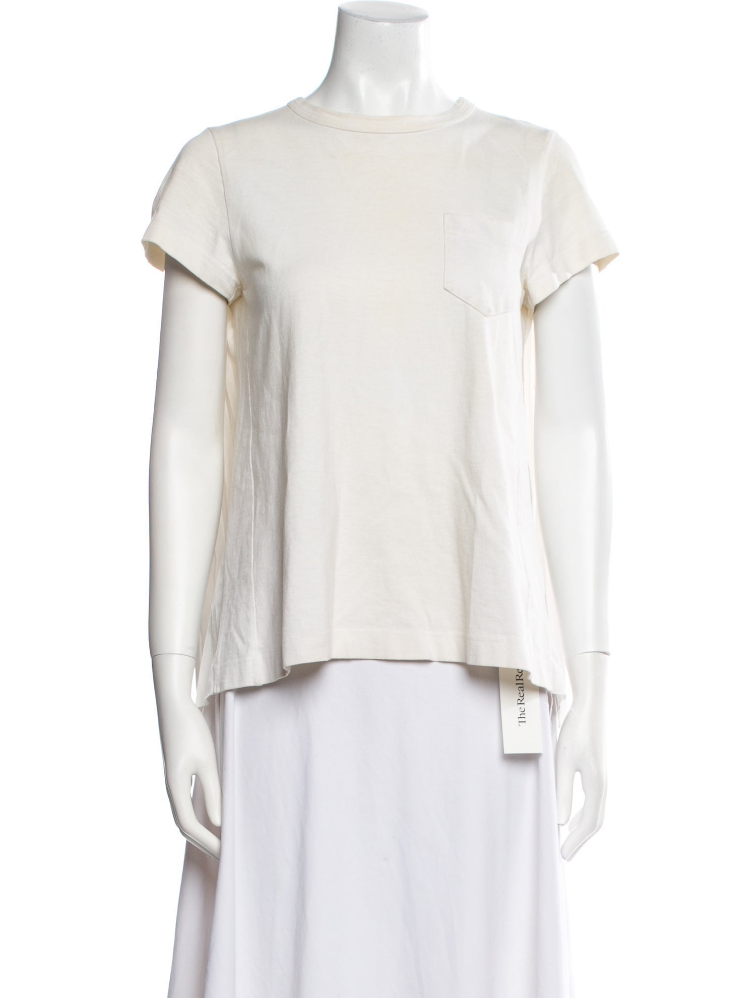 Sacai Crew Neck Short Sleeve T-Shirt