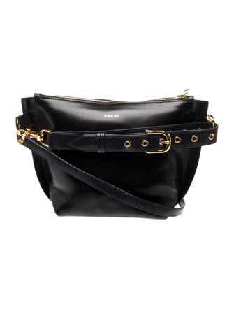 Sacai Leather Crossbody Bag
