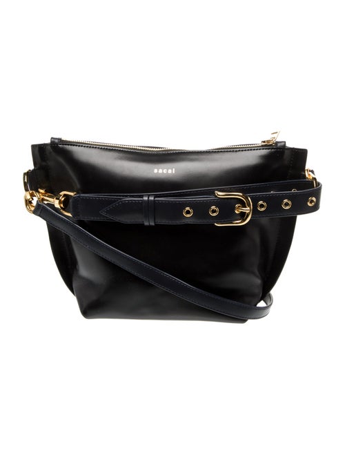Sacai Leather Crossbody Bag