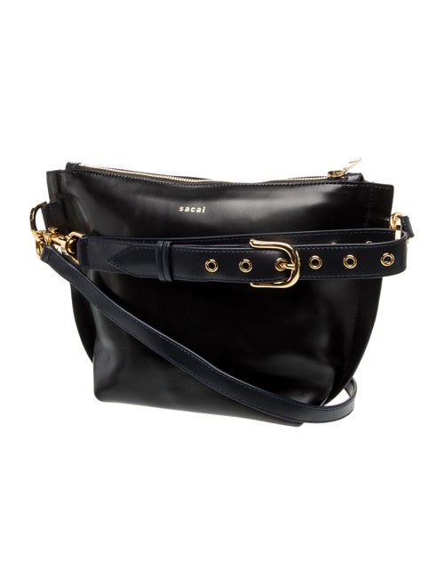 Sacai Leather Crossbody Bag