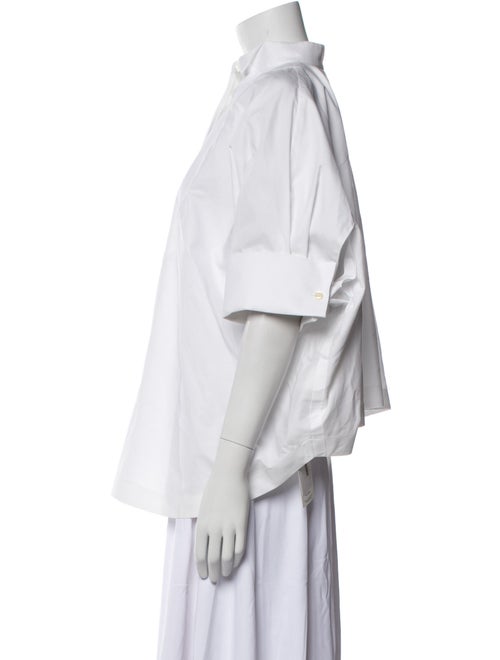 Sacai Short Sleeve Button-Up Top