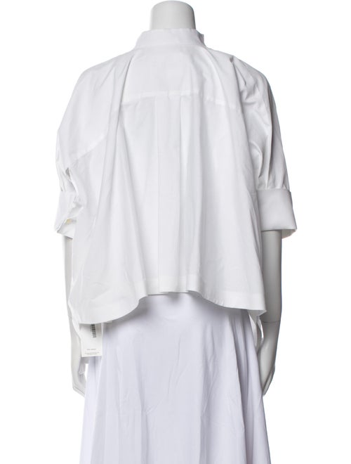 Sacai Short Sleeve Button-Up Top