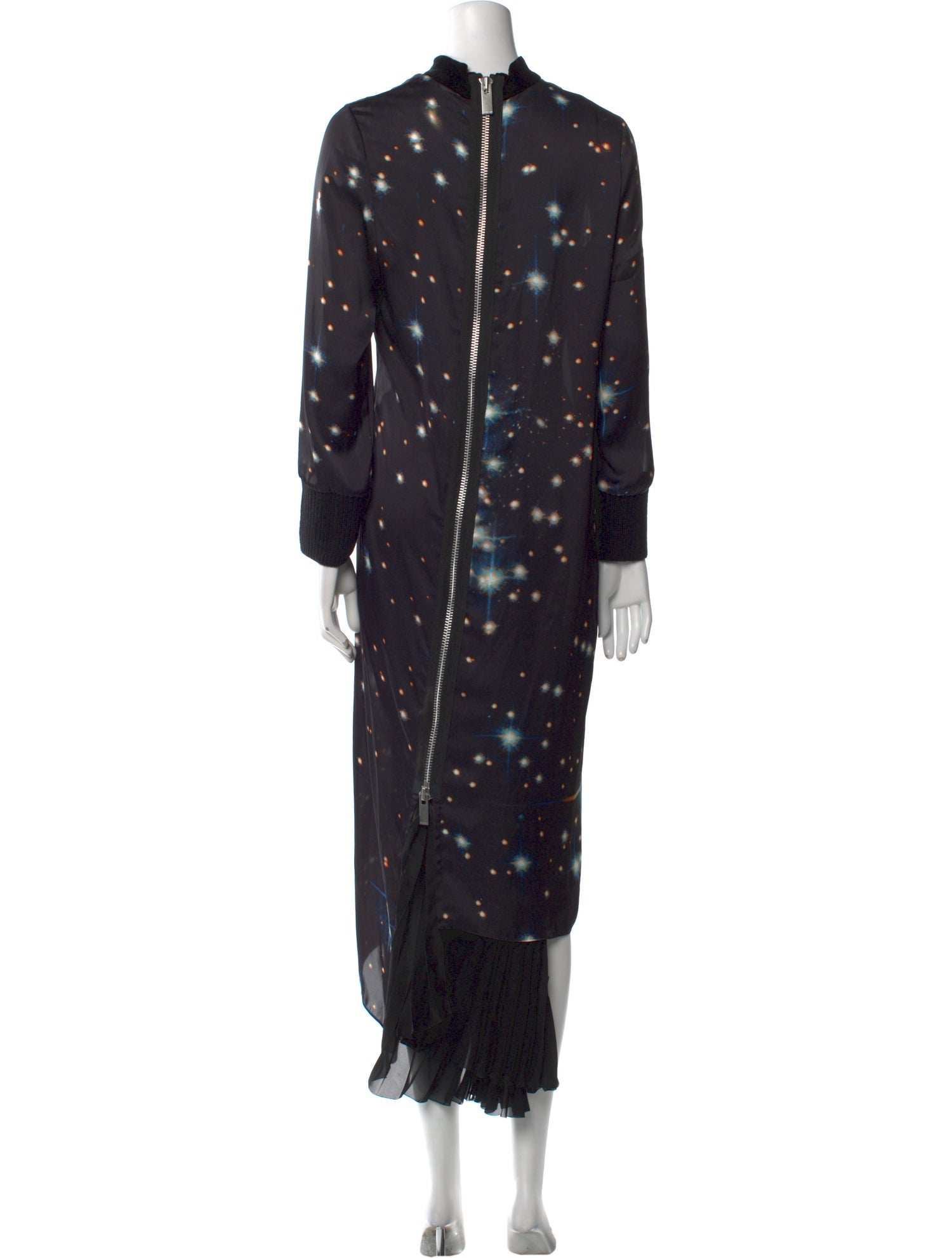 Sacai Printed Long Dress