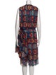 Sacai Printed Knee-Length Dress