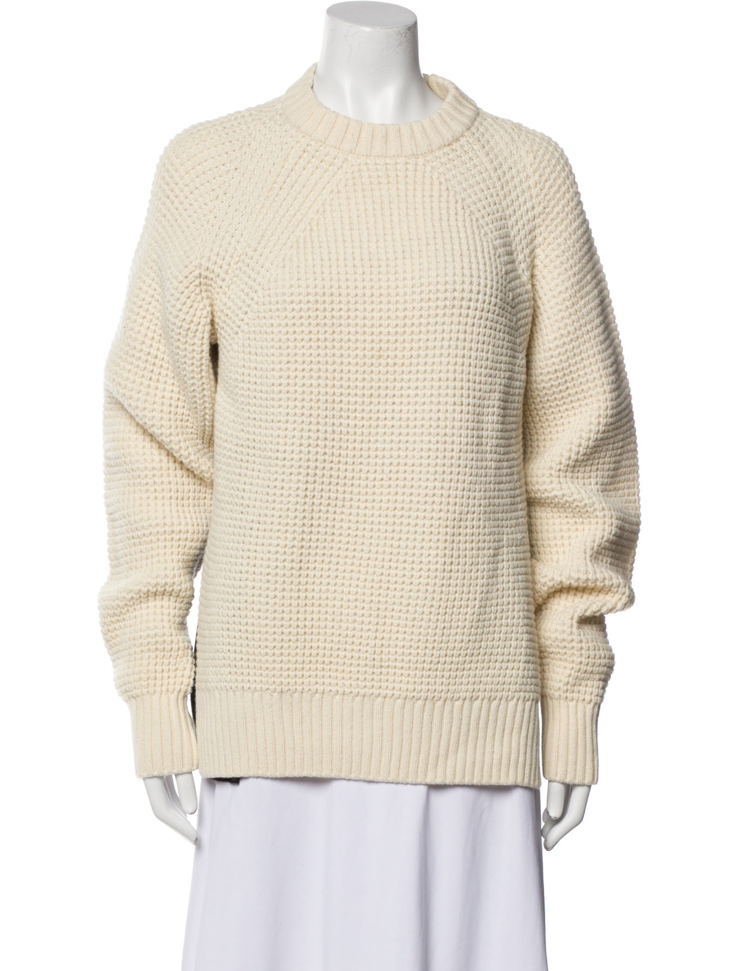 Sacai Wool Crew Neck Sweater