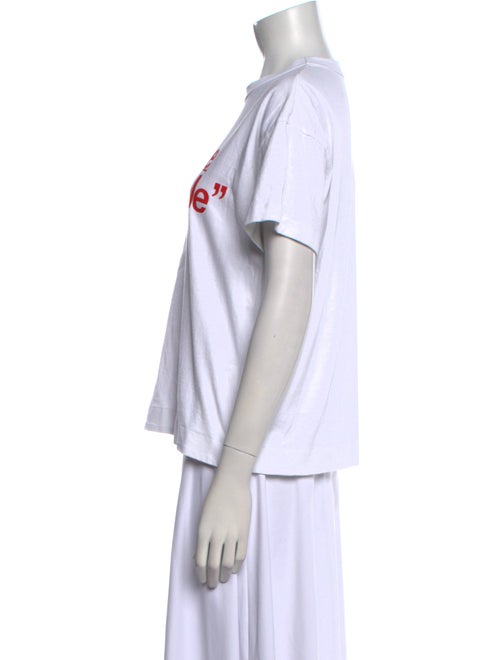 Sacai Graphic Print Crew Neck T-Shirt