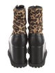 Sacai Ponyhair Animal Print Boots