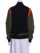 Sacai Colorblock Pattern Bomber Jacket