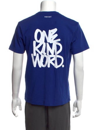 Sacai Graphic Print Crew Neck T-Shirt