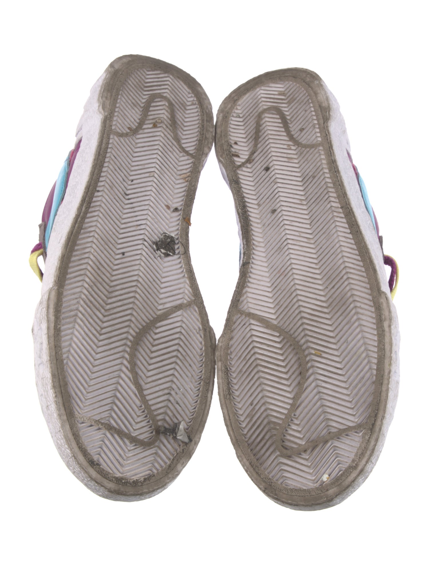 Sacai x Nike Leather Colorblock Pattern Sneakers