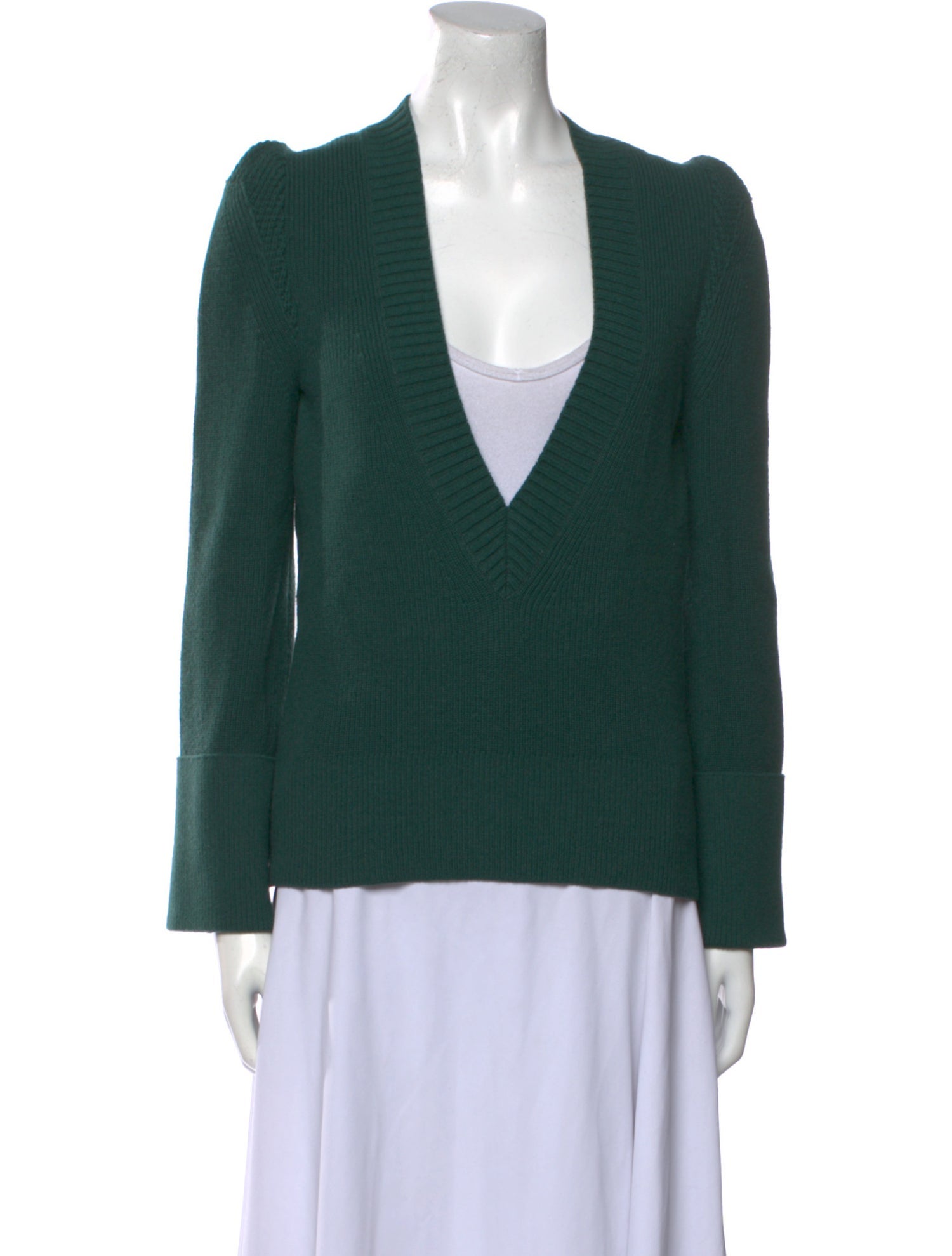 Sacai Wool V-Neck Sweater