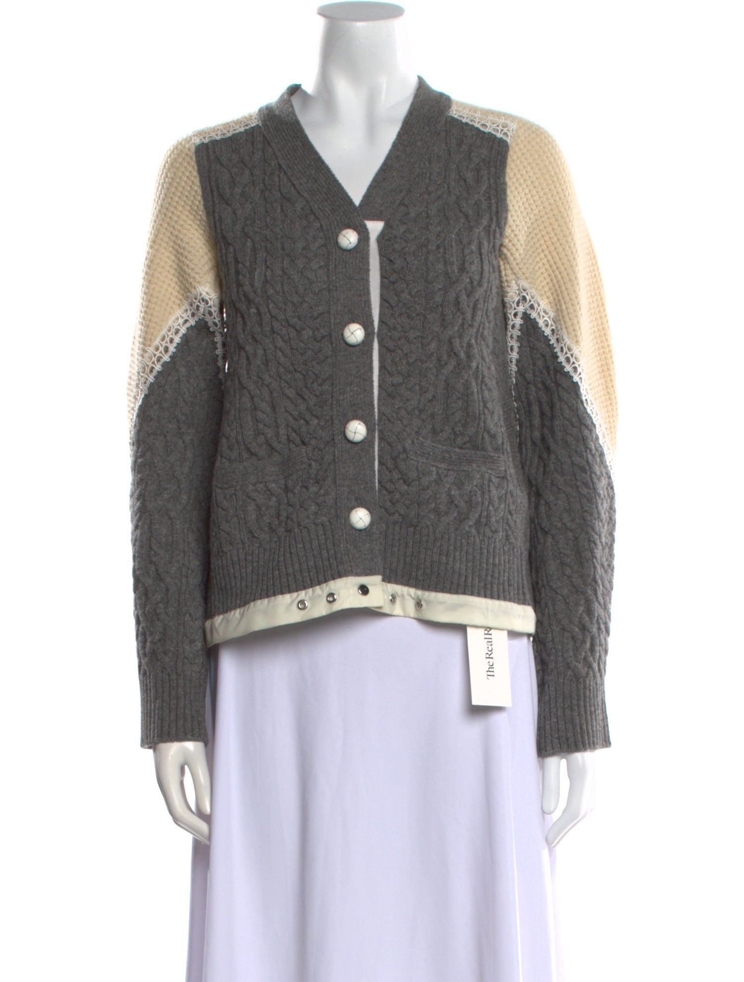 Sacai Wool Printed Sweater