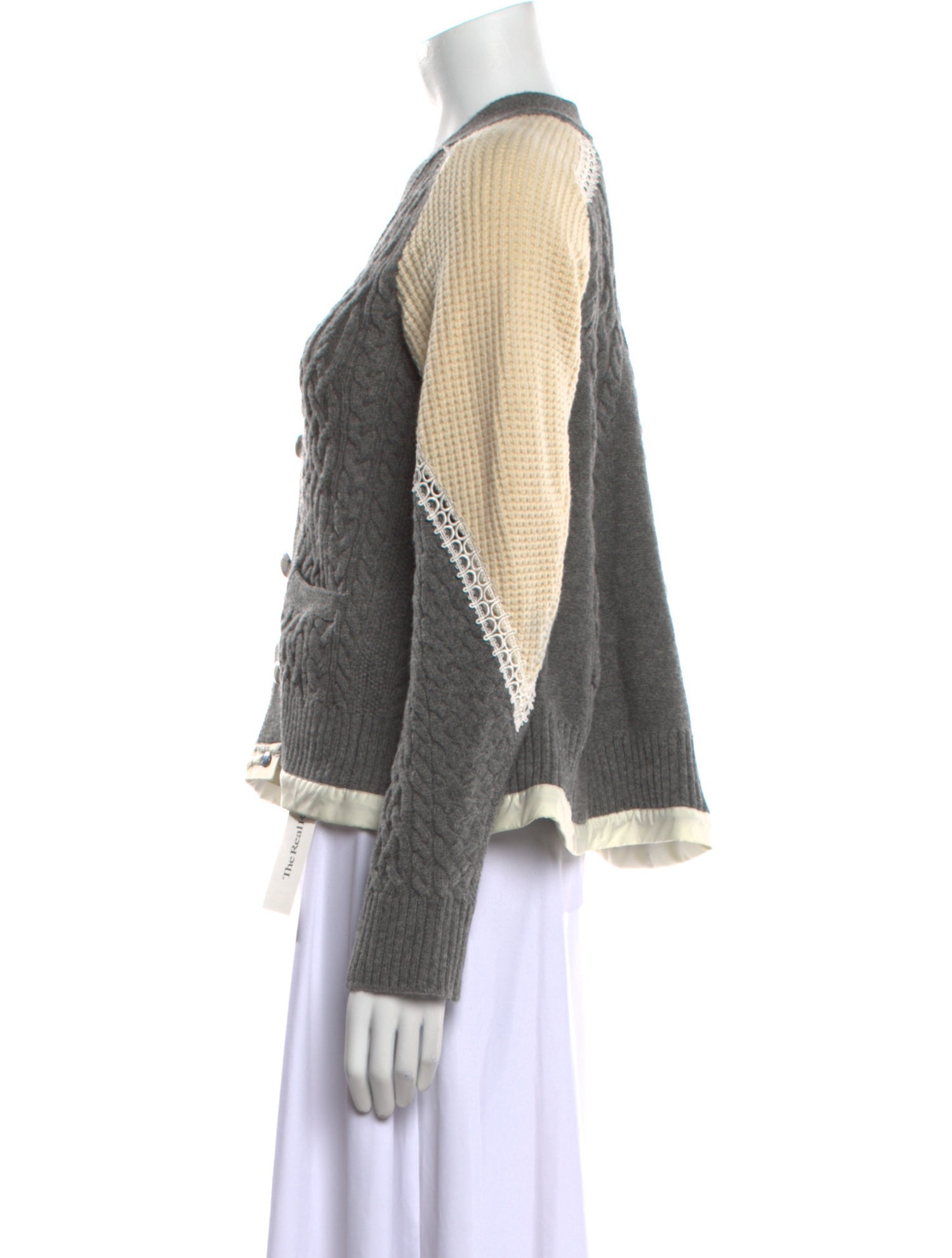 Sacai Wool Printed Sweater