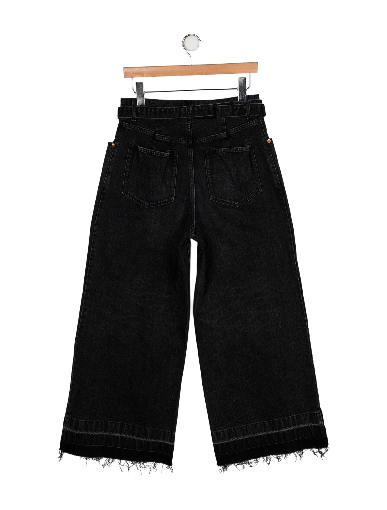 Sacai High-Rise Wide Leg Jeans w/ Tags
