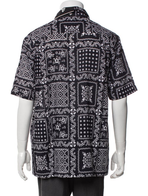 Sacai Floral Print Short Sleeve Shirt