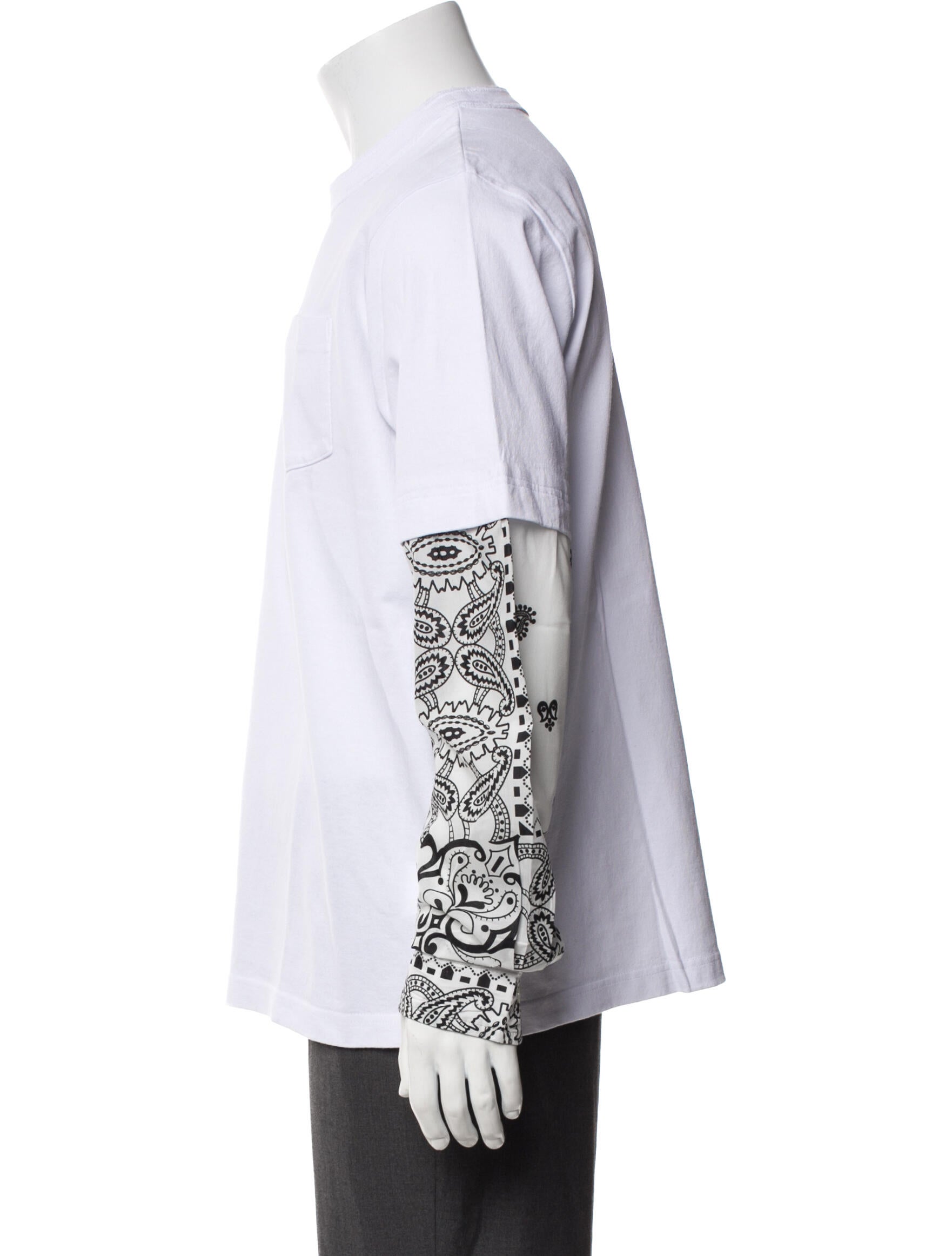 Sacai Graphic Print Crew Neck T-Shirt