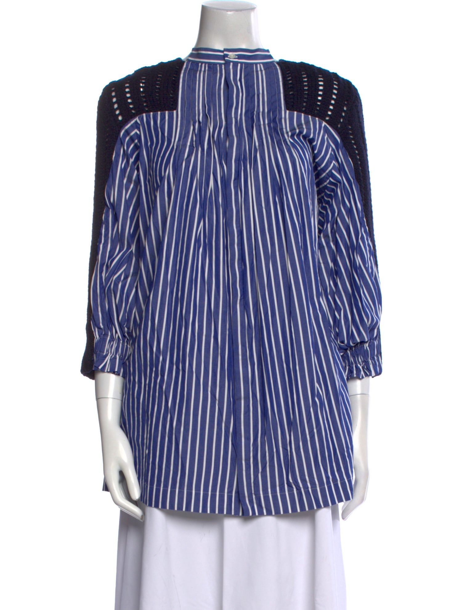 Sacai Wool Striped Tunic