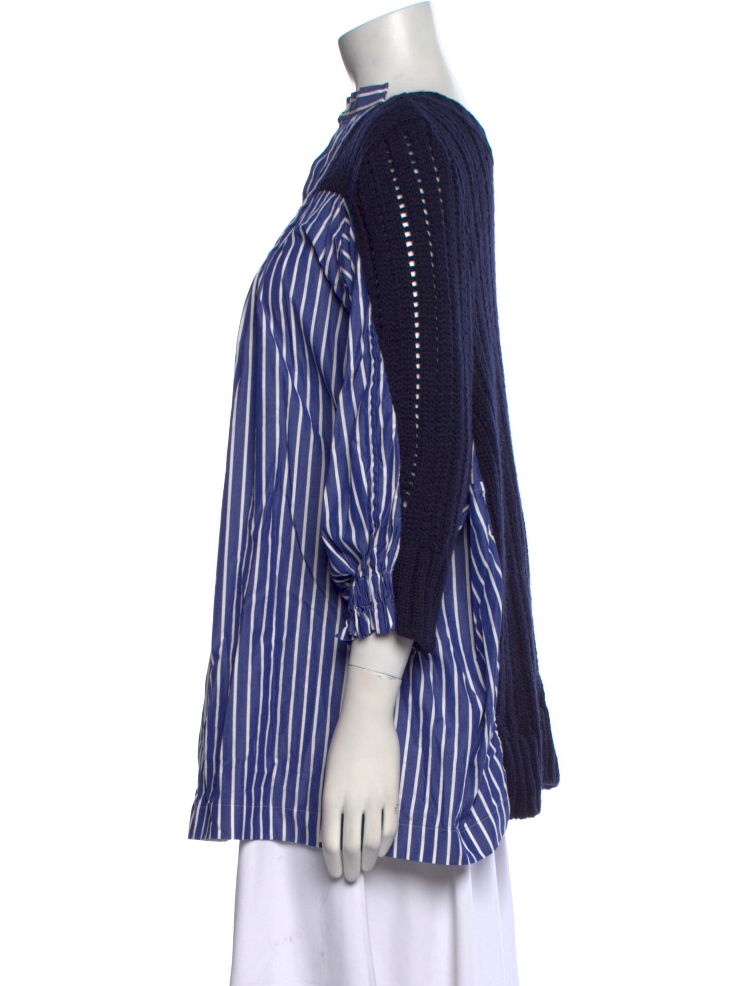 Sacai Wool Striped Tunic