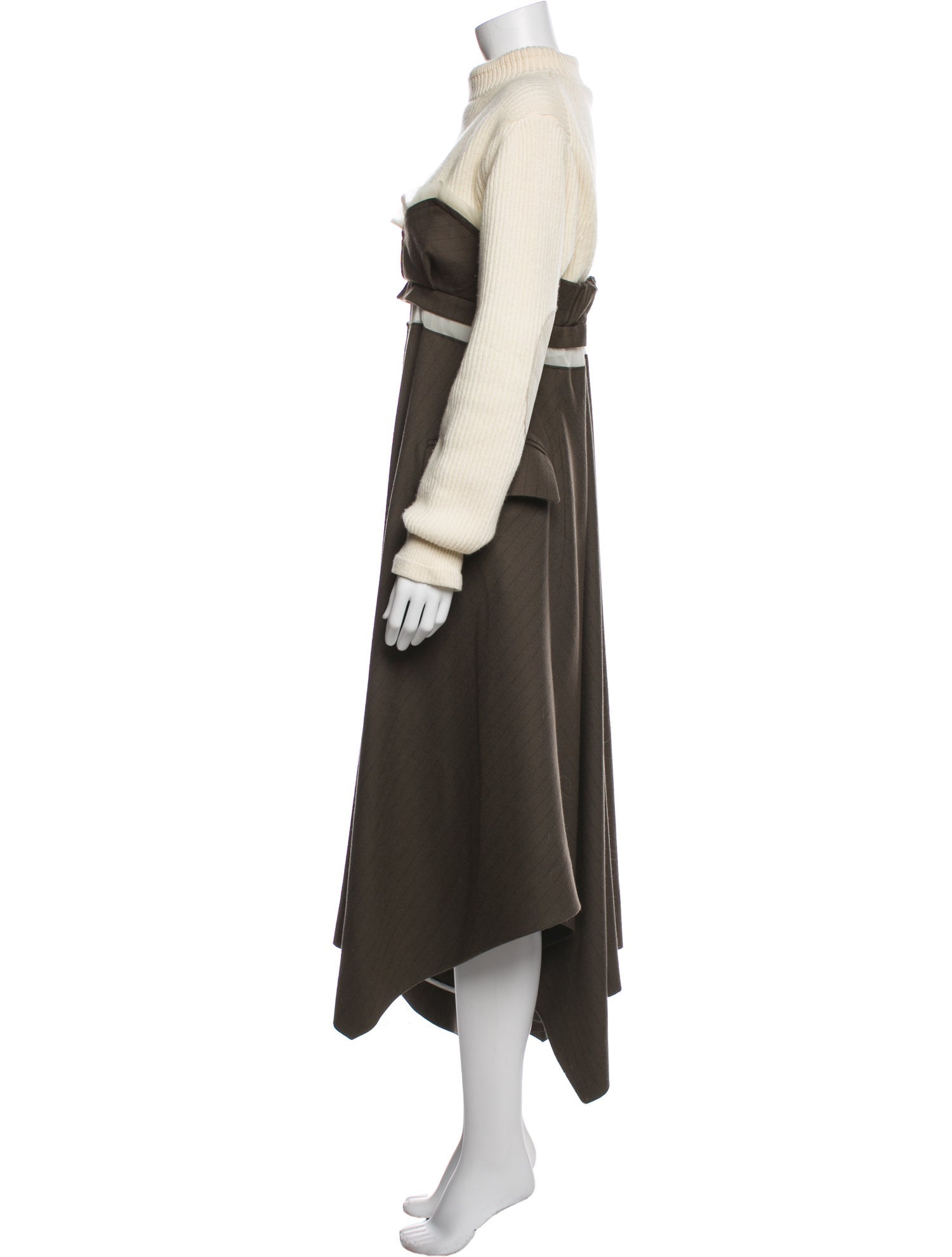 Sacai Wool Long Dress