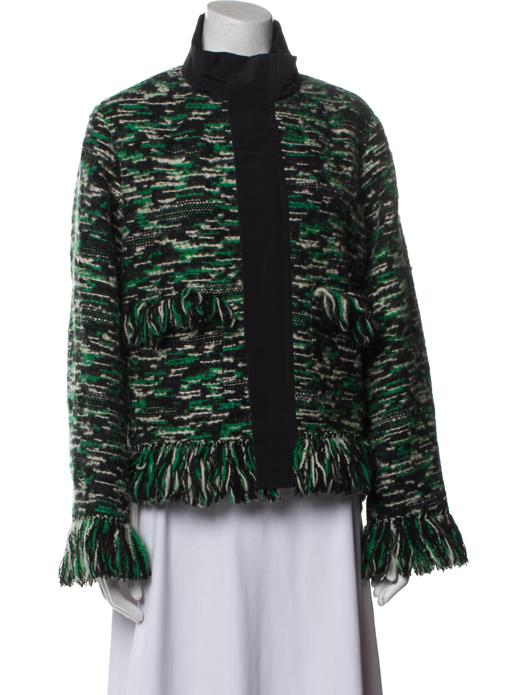 Sacai Wool Printed Coat