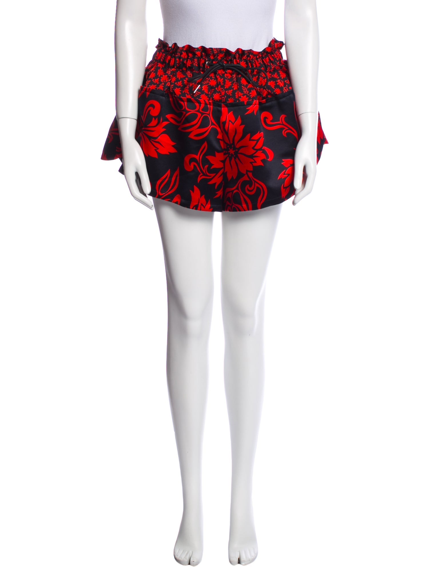 Sacai Printed Mini Shorts