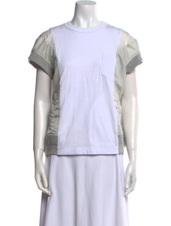 Sacai Crew Neck Short Sleeve T-Shirt