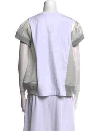Sacai Crew Neck Short Sleeve T-Shirt