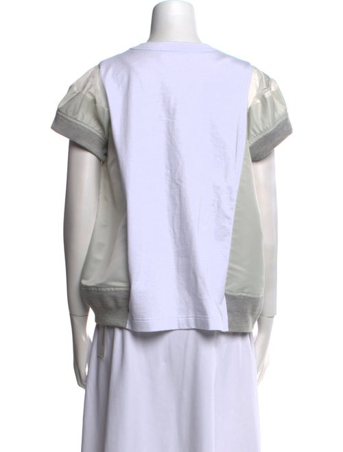 Sacai Crew Neck Short Sleeve T-Shirt