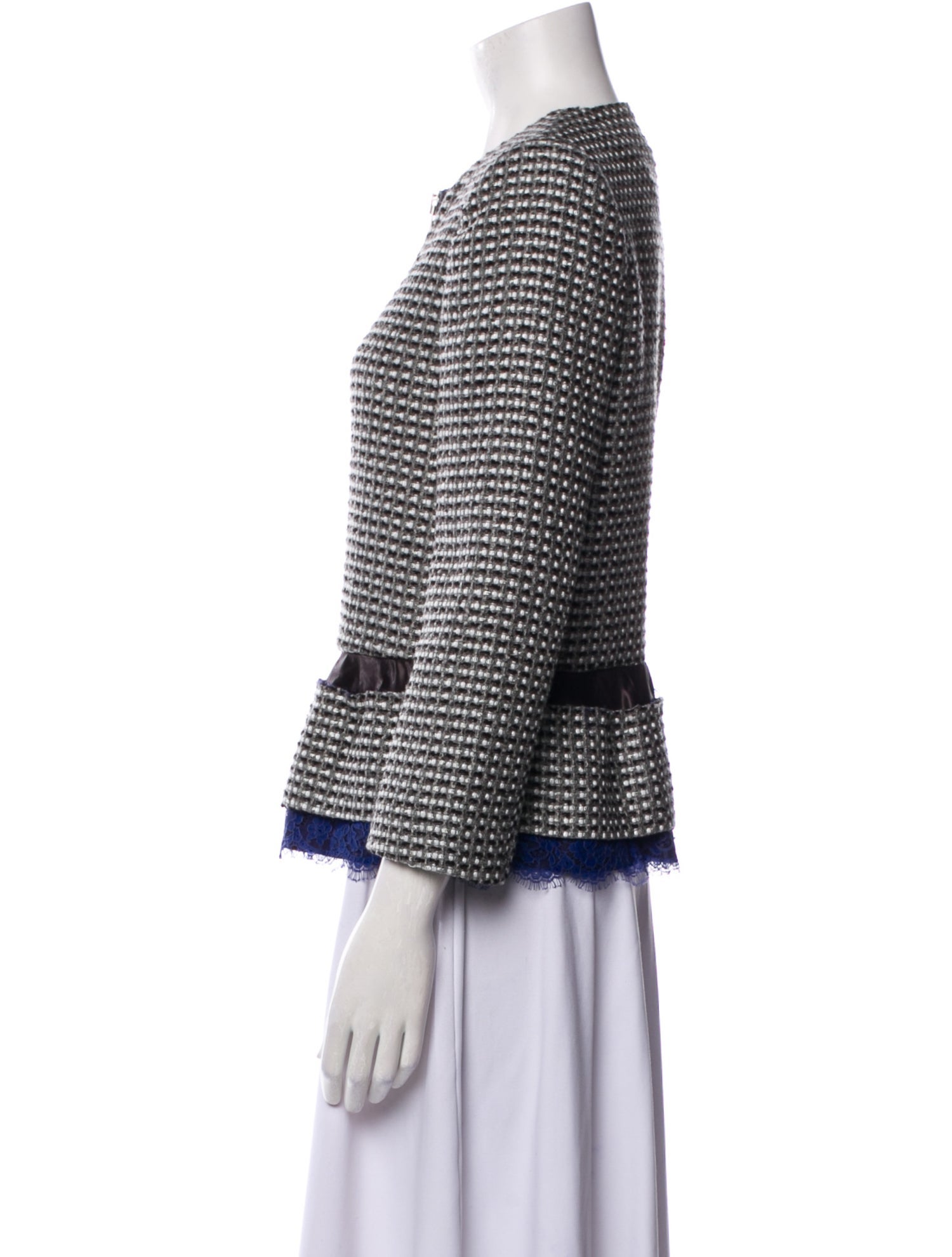 Sacai Tweed Pattern Jacket