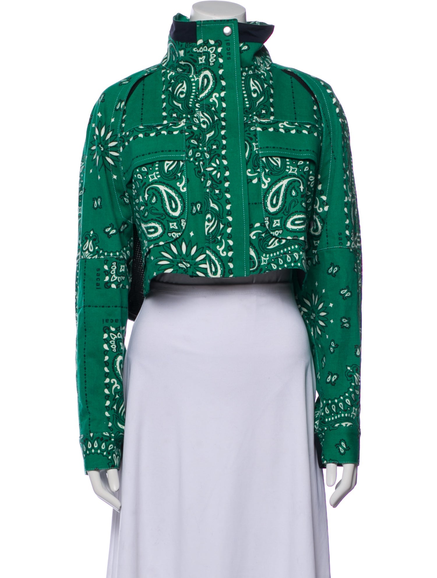 Sacai Paisley Print Jacket