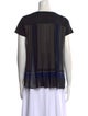Sacai Linen Crew Neck T-Shirt