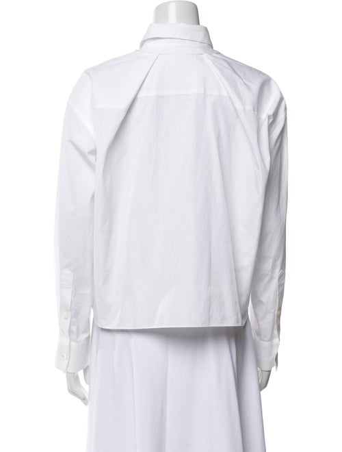 Sacai Long Sleeve Crop Top