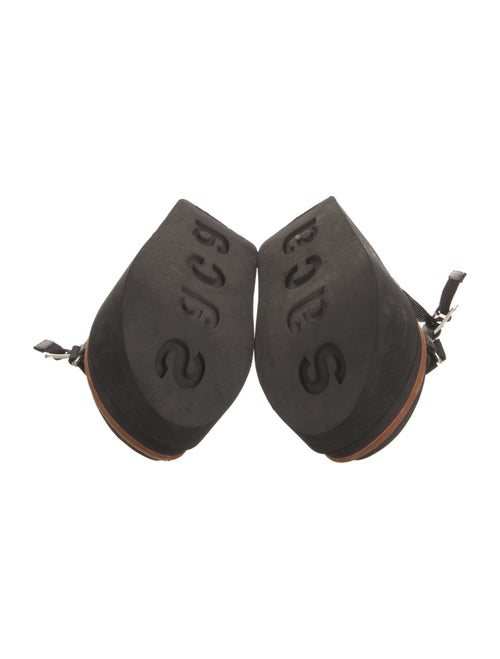 Sacai Leather Striped Espadrilles