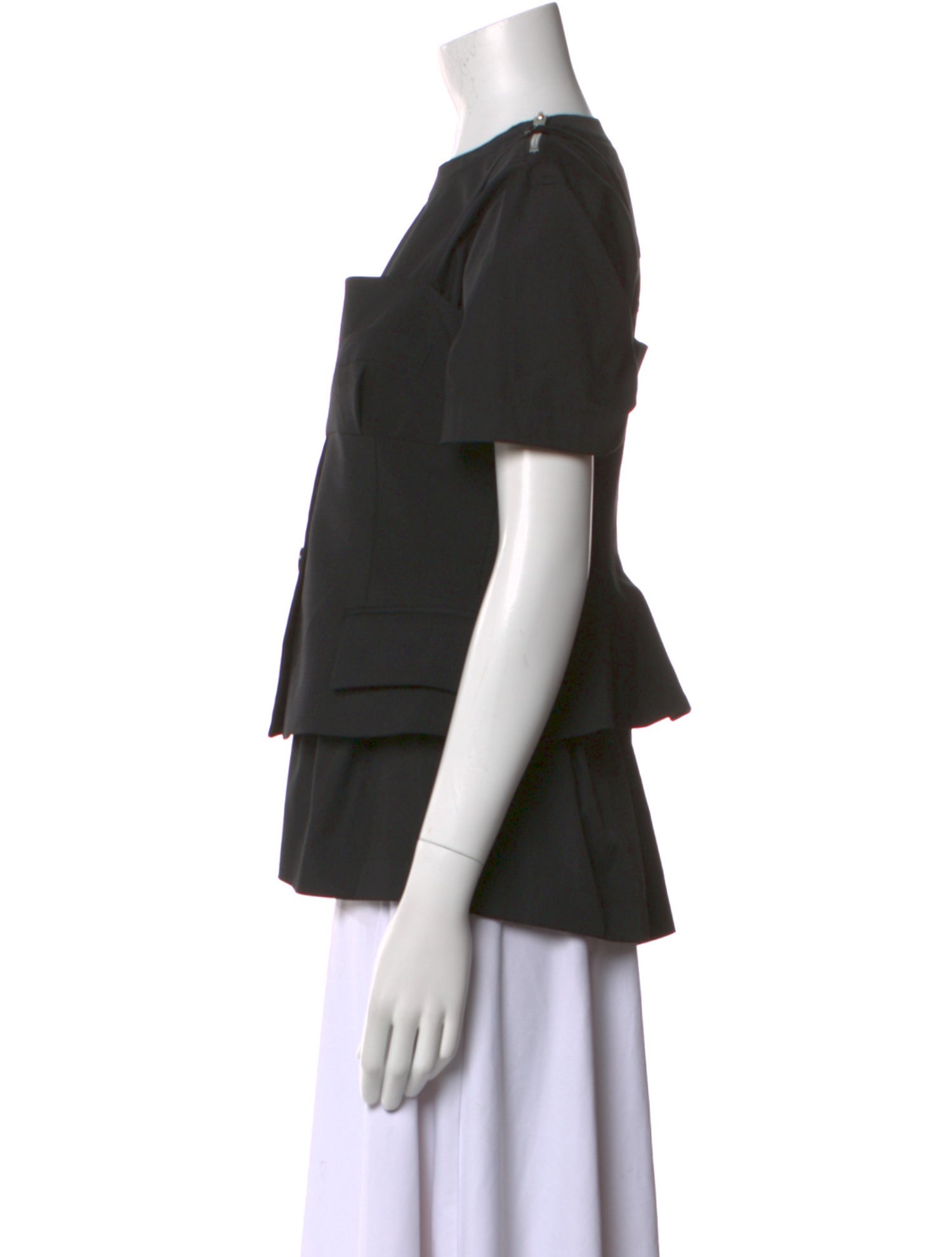 Sacai Crew Neck Short Sleeve Top